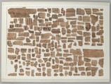 Papyri Fragments, Papyrus and ink, Coptic
