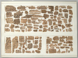 Papyri Fragments, Papyrus and ink, Coptic