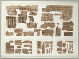 Papyri Fragments, Papyrus and ink, Coptic