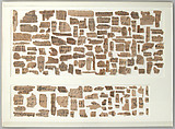 Papyri Fragments, Papyrus and ink, Coptic