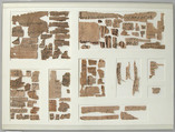Papyri Fragments, Papyrus and ink, Coptic