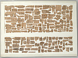 Papyri Fragments, Papyrus and ink, Coptic