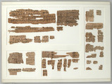 Papyri Fragments, Papyrus and ink, Coptic