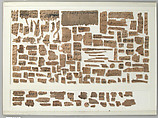 Papyri Fragments, Papyrus and ink, Coptic