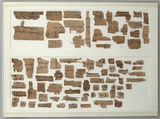 Papyri Fragments, Papyrus and ink, Coptic