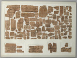 Papyri Fragments, Papyrus and ink, Coptic