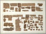 Papyri Fragments, Papyrus and ink, Coptic