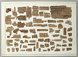 Papyri Fragments, Papyrus and ink, Coptic