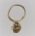Earring, Gold, Langobardic or Byzantine (?)