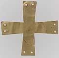 Gold Appliqué in the Form of a Cross, Gold, Langobardic