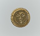 Gold Stud, possibly for a Horse Harness, Gold, Langobardic