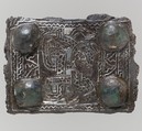Back Plate from a Belt Buckle, Copper alloy, Frankish
