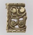 Fragment of a Gold Attachment Plate for a Buckle, Gold, Avar