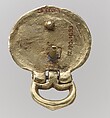 Gold Belt Mount with Loop, Gold, Avar