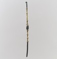 Pin, Silver, niello, gold sheet, filigree, Frankish