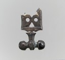 Belt Ornament, Silver, Avar or Byzantine