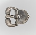 Shoe Buckle, Silver, Byzantine