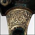 Bow Brooch with Disk, Copper alloy with mercury gilding and garnet, Vendel