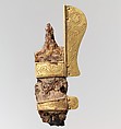 Piece from a Luxury Dagger, Gold, Langobardic