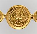 Girdle with Coins and Medallions, Settings: gold - sheet: wire - beaded.  Coins: gold - stamped., Byzantine