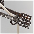 Horse Bit, Iron inlaid with copper alloy, gold, and silver, Visigothic or Byzantine