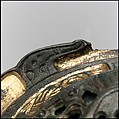 Oval Brooch, Copper alloy, gilt, Viking