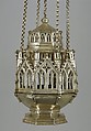 Censer, Silver, raised and cast, Swiss