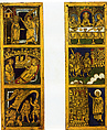 Six Enamel Plaques, Champlevé enamel, copper alloy, and gilding, German (Hildesheim)