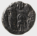 Group of Six Pilgrim Tokens, Terracotta