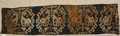 Textile Fragment, Linen, wool, Byzantine