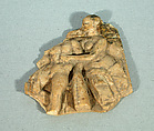 Panel with Lovers, Bone, Late Roman/Early Byzantine