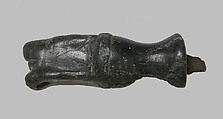Key Handle, Copper alloy, iron, Roman