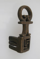 Key, Copper alloy, Roman