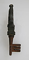 Key, Copper alloy, iron, Roman