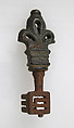 Key, Copper alloy, iron, Roman