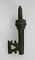 Key Handle, Copper alloy, Roman