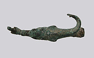 Key Handle or Knife Handle, Copper alloy, Roman
