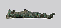 Key Handle or Knife Handle, Copper alloy, Roman