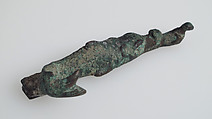 Key Handle or Knife Handle, Copper alloy, Roman