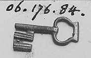Key, Copper alloy, French (?)