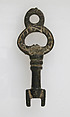 Key, Copper alloy, Roman