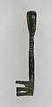 Key, Copper alloy, Roman