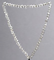 Necklace and Pendant Cross, Rock crystal, silver mount, Coptic (Egypt)