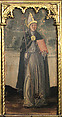 Altar Shrine with Four Saints, Italian (Venetian) Painter  , third quarter of 15th century, Oil and gold leaf on wood panel, Italian