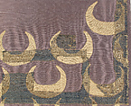 Textile with Crescents, Brocade, silk and metal thread, Italian (?)