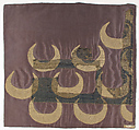 Textile with Crescents, Brocade, silk and metal thread, Italian (?)