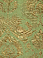 Brocade Textile, Silk, metal thread, Italian