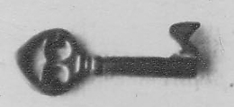 Key, Copper alloy, German