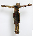 Crucifix, Copper alloy, gilding, German
