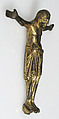 Crucifix, Copper alloy, gilding, German